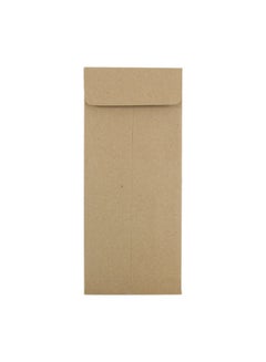 JAM Paper 50-Piece Business Envelope Set Brown  - Image 1