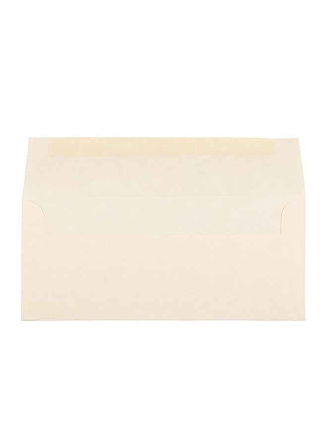 JAM Paper 50-Piece Business Parchment Envelope Set Yellow  - Image 2