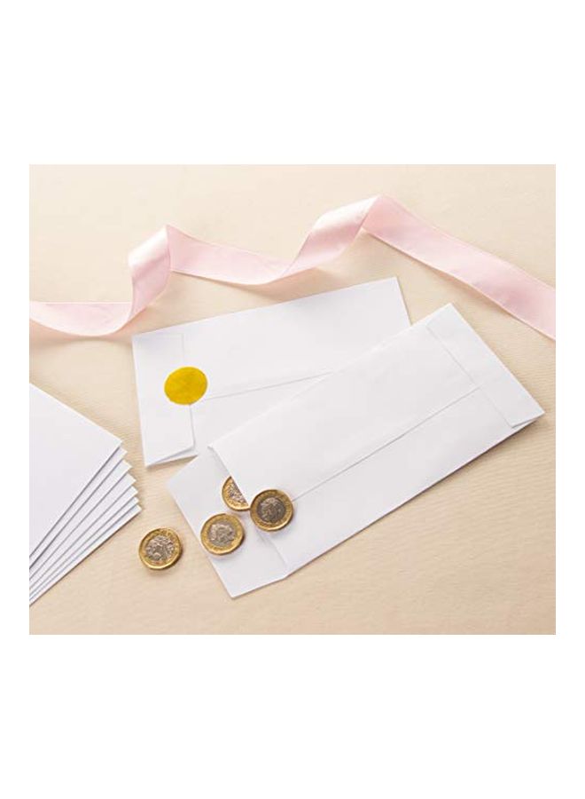 Juvale - 100-Piece Coin Envelopes Set White - Image 1