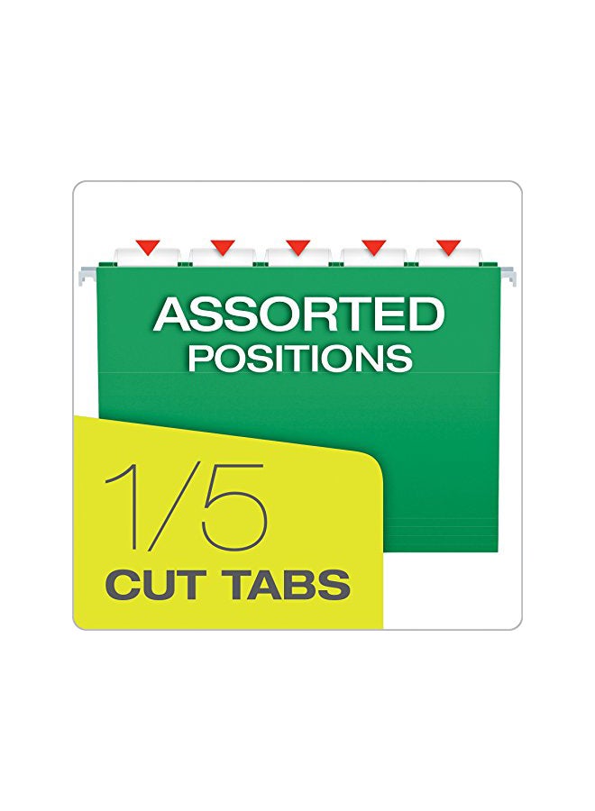 Pendaflex Recycled Hanging Folders Green/Brown - Image 4