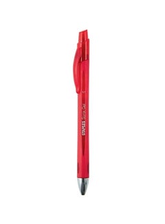 Staples 12-Piece Gel-Ink Pen Set Red/Silver  - Image 1