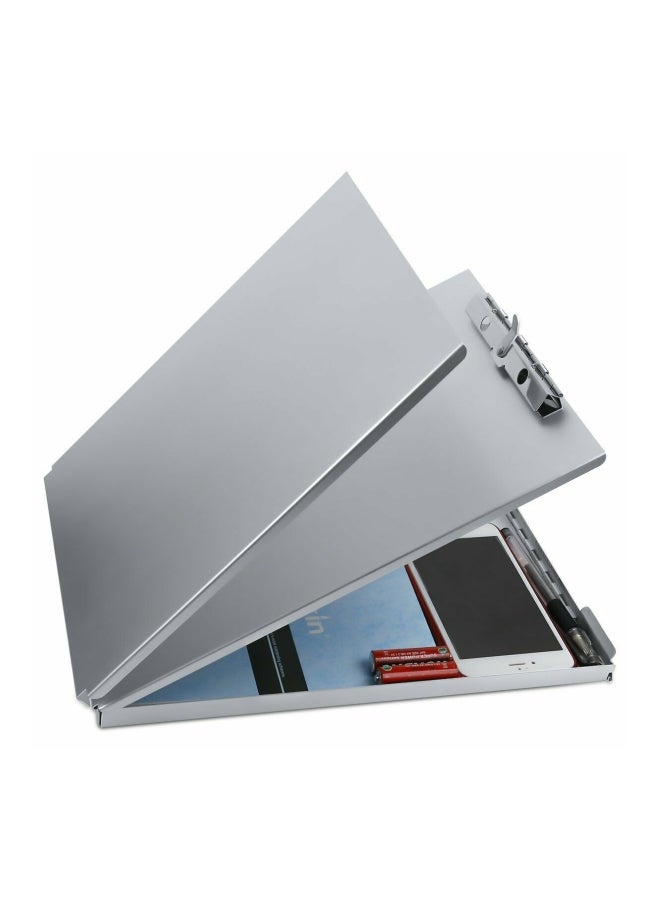 SUNNYCLIP - Portfolio Aluminium Clipboard Grey - Image 1