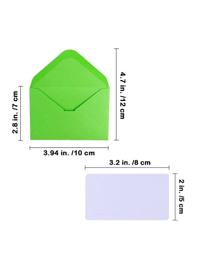 سوبلا أظرف صغيرة ملونة 140 قطعة إخضر / أزرق / أحمر - Image 2