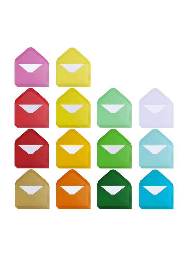 سوبلا أظرف صغيرة ملونة 140 قطعة إخضر / أزرق / أحمر - Image 1