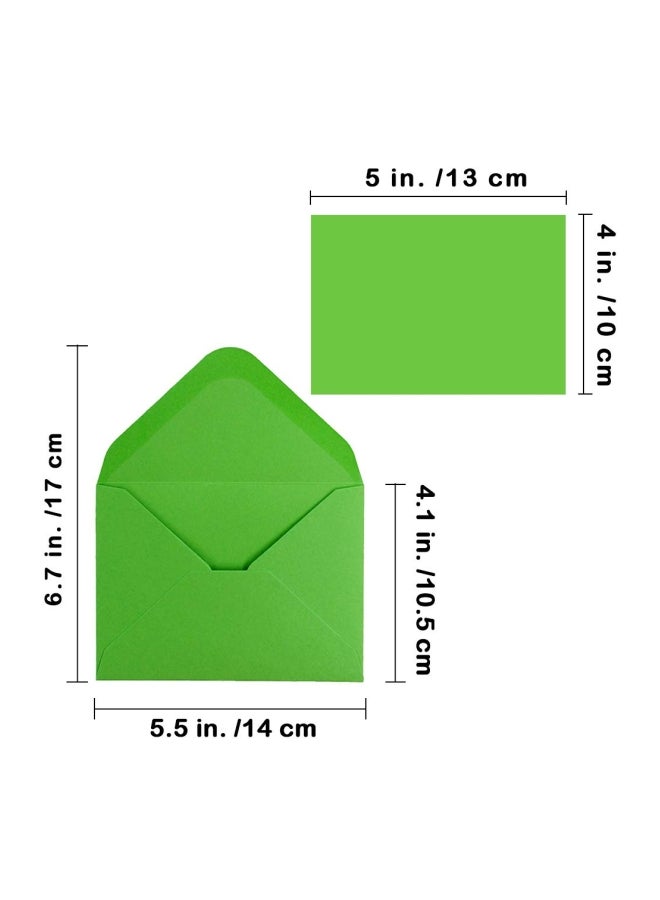 سوبلا 160 قطعة من المغلفات القلابة لسطح المكتب إخضر / أزرق / أحمر - Image 2