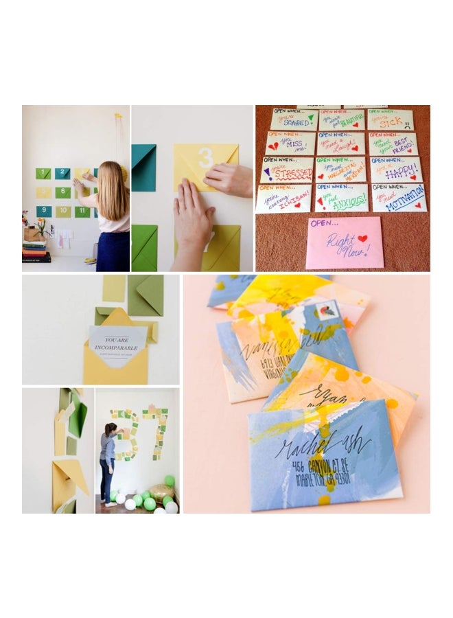 سوبلا 160 قطعة من المغلفات القلابة لسطح المكتب إخضر / أزرق / أحمر - Image 4