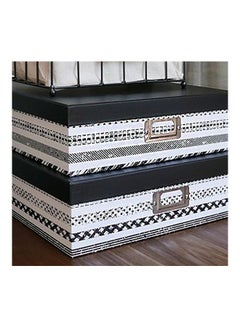 SLPR 3-Piece Cardboard Box Set Black/White  - Image 2