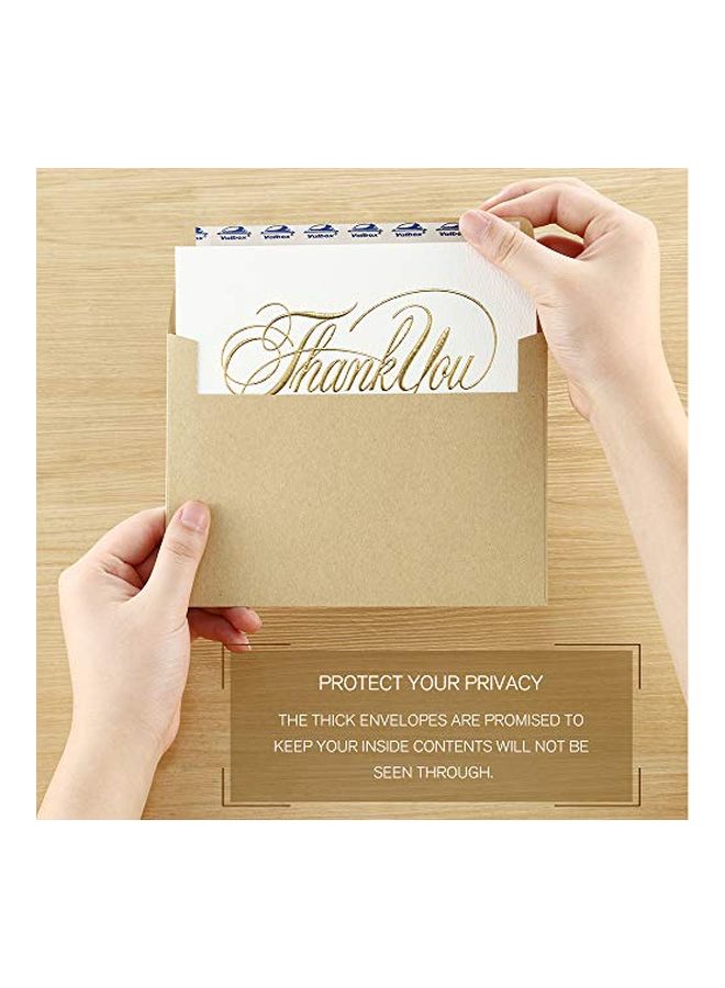 ValBox Invitation Envelopes Brown  - Image 3