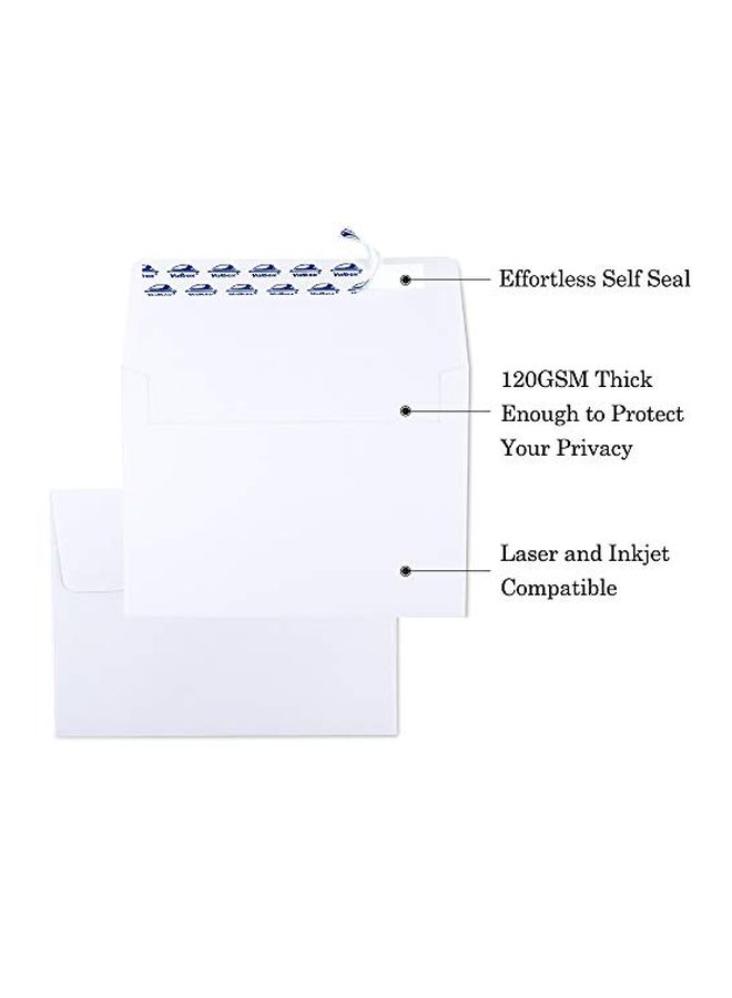 ValBox 100-Piece A7 Invitation Envelopes Brown  - Image 2