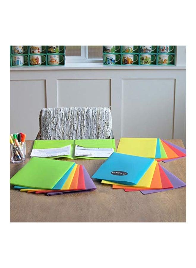 Youngever 12-Piece File Folder Set Multicolour - Image 3