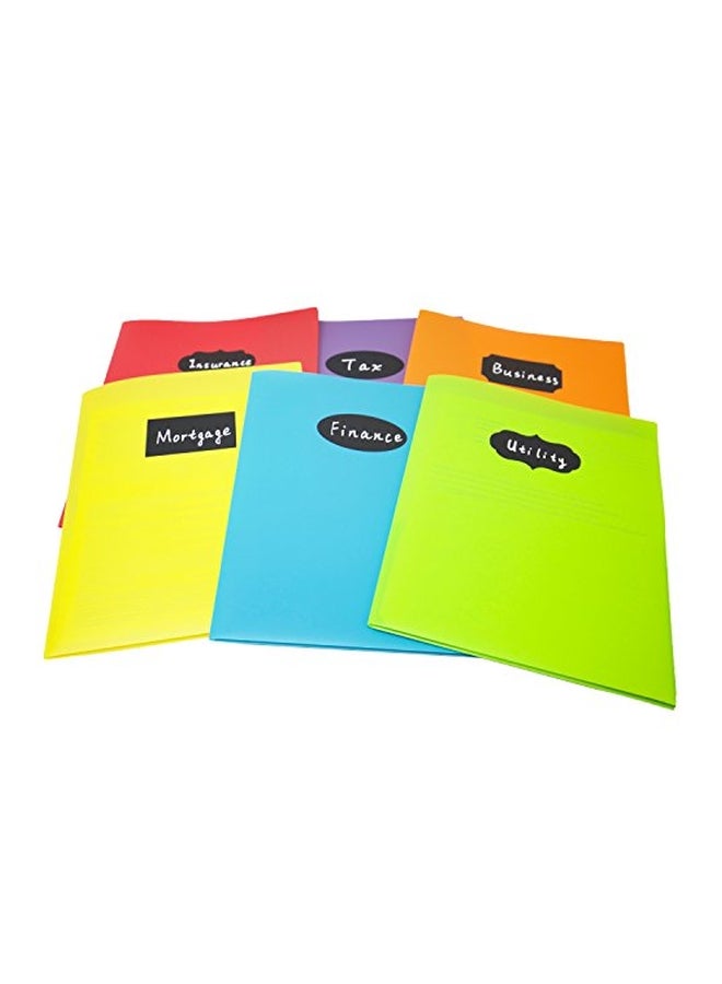 Youngever 12-Piece File Folder Set Multicolour - Image 2
