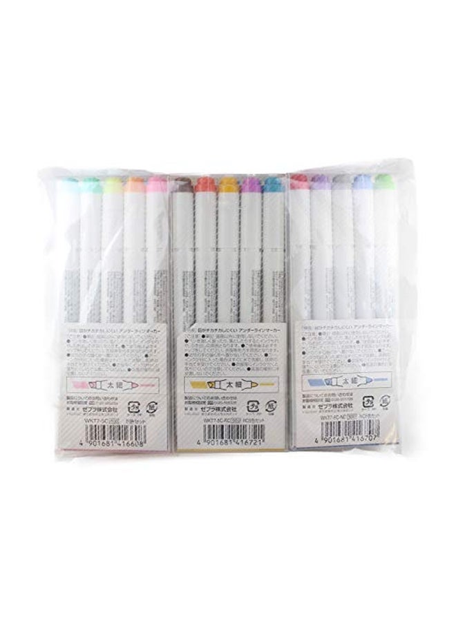 MILDLINER 25 Piece Zebra Highlighter Multicolour - Image 3