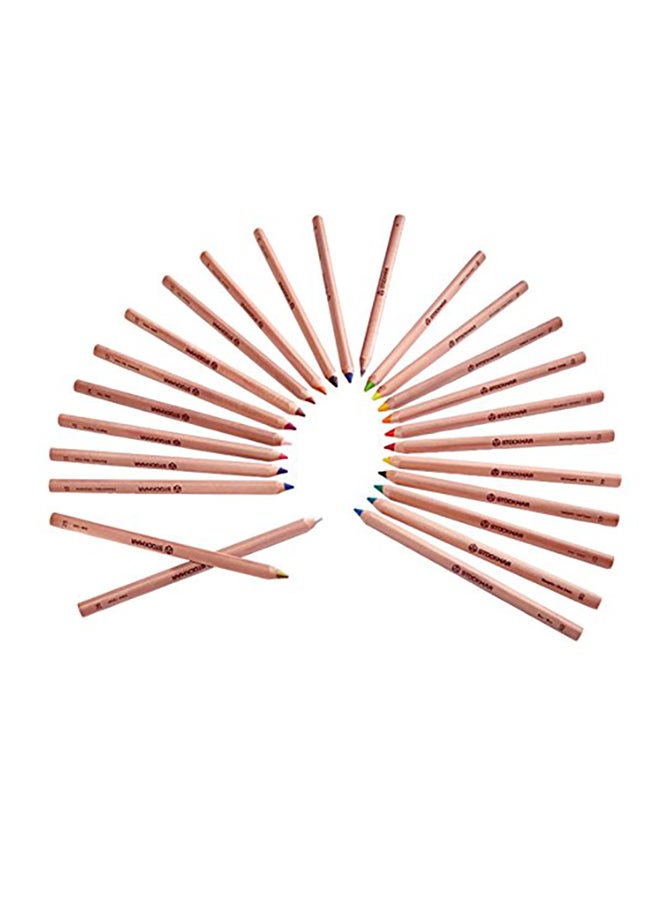 Stockmar 19-Piece Hexagonal Colored Pencils Beige  - Image 1