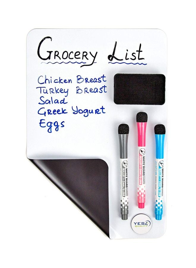 YES4QUALITY Magnetic Dry Erase White Board Sheet  - Image 1