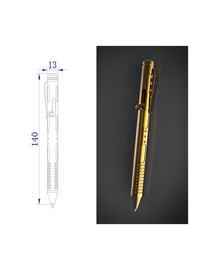 EKLOEN Ballpoint Pen With Clip Gold - Image 2
