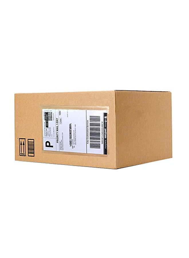 SJPACK 100-Piece Packing List Envelope Set Clear  - Image 1