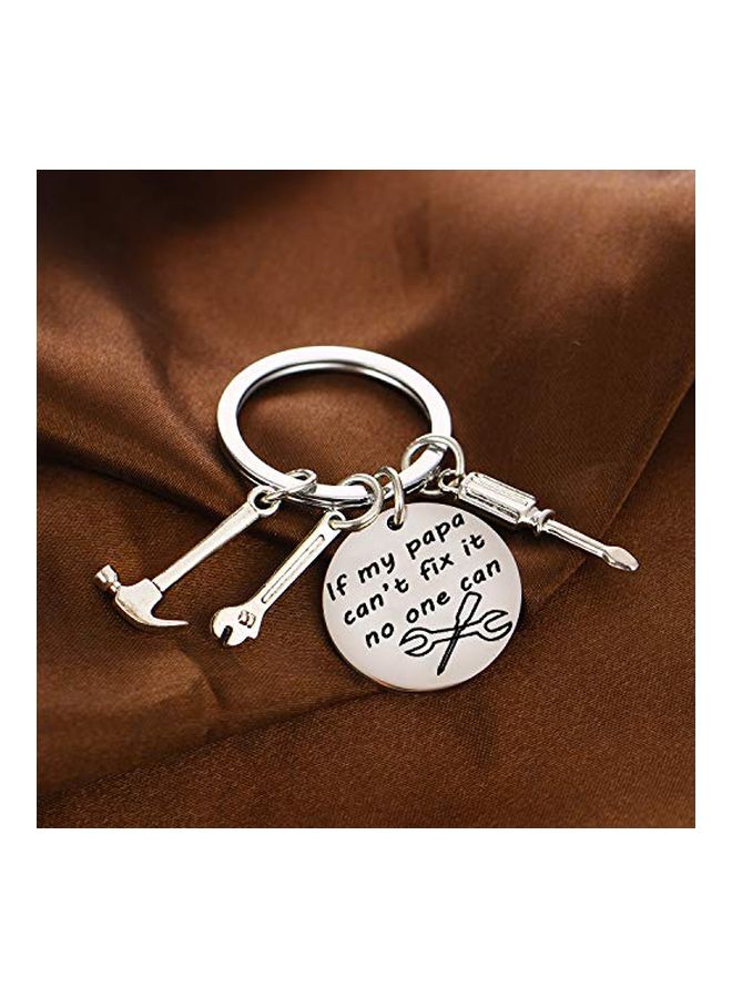 YeeQin Screwdriver Wrench Hammer Keychain Silver - Image 3