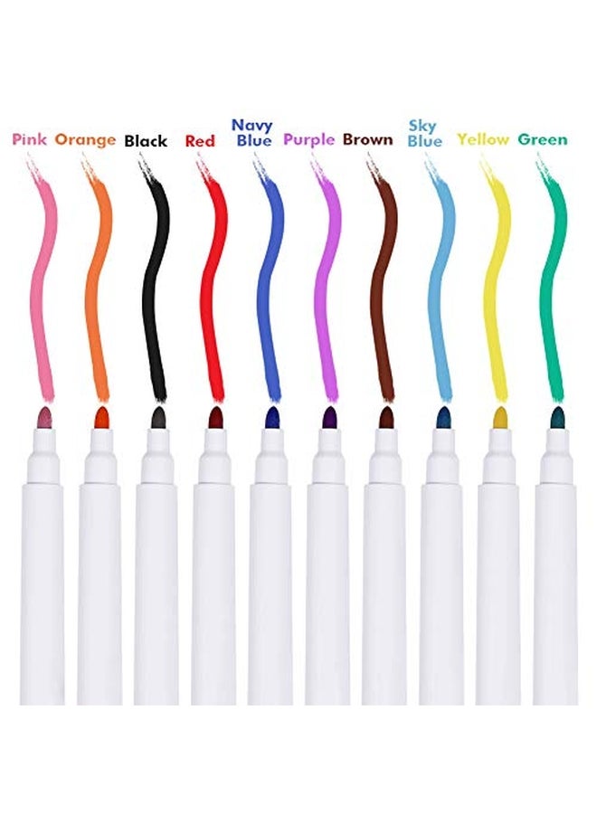 30 Piece Dry Erase Markers Magnetic Whiteboard Markers With Erasers Cap And Pencil Pouch For Office Multicolour