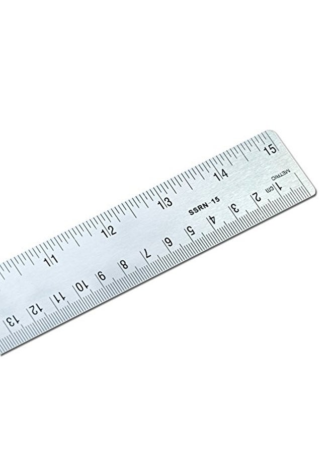 VINCA Stainless Steel Ruler Silver - Image 2
