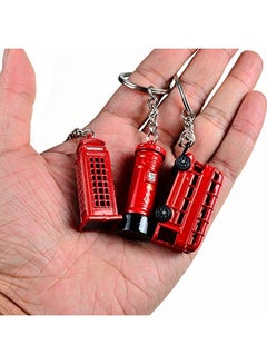 5-Piece London Souvenir Keychain Set Gold/Red/Black - v1552376829/N21874410A_2