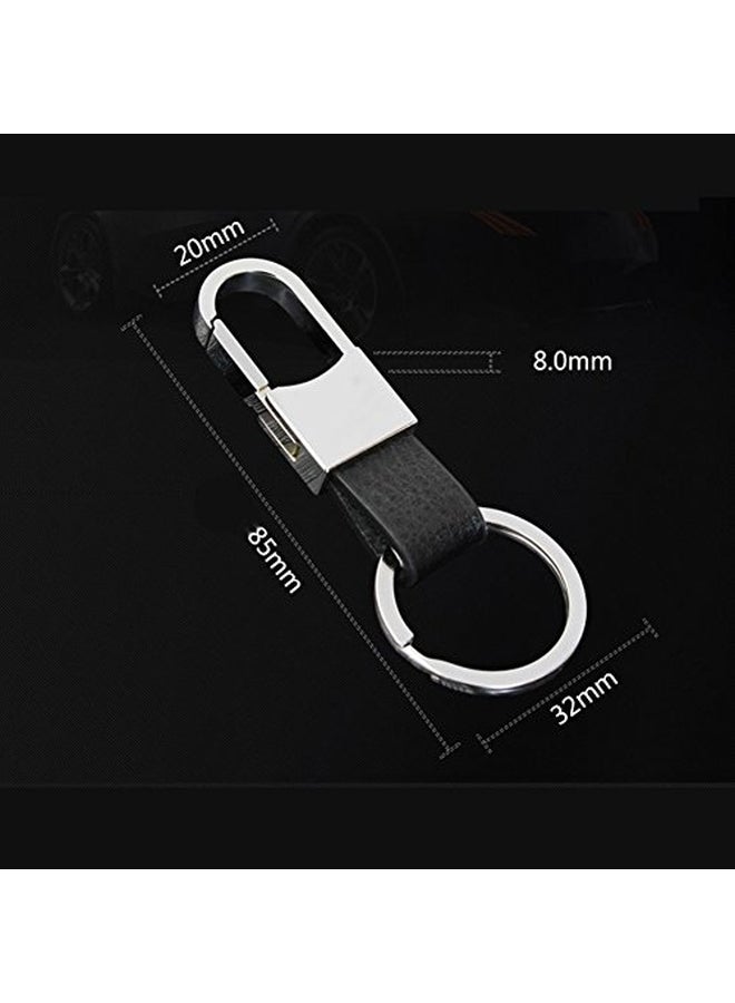 EXKOKORO 2-Piece Soft Leather Keychain Multicolour - Image 3