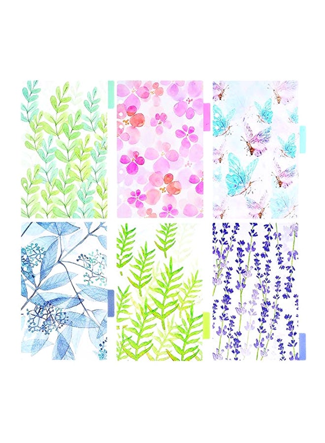 Rancco 12-Piece A6 Binder Index Dividers Set Multicolour - Image 1