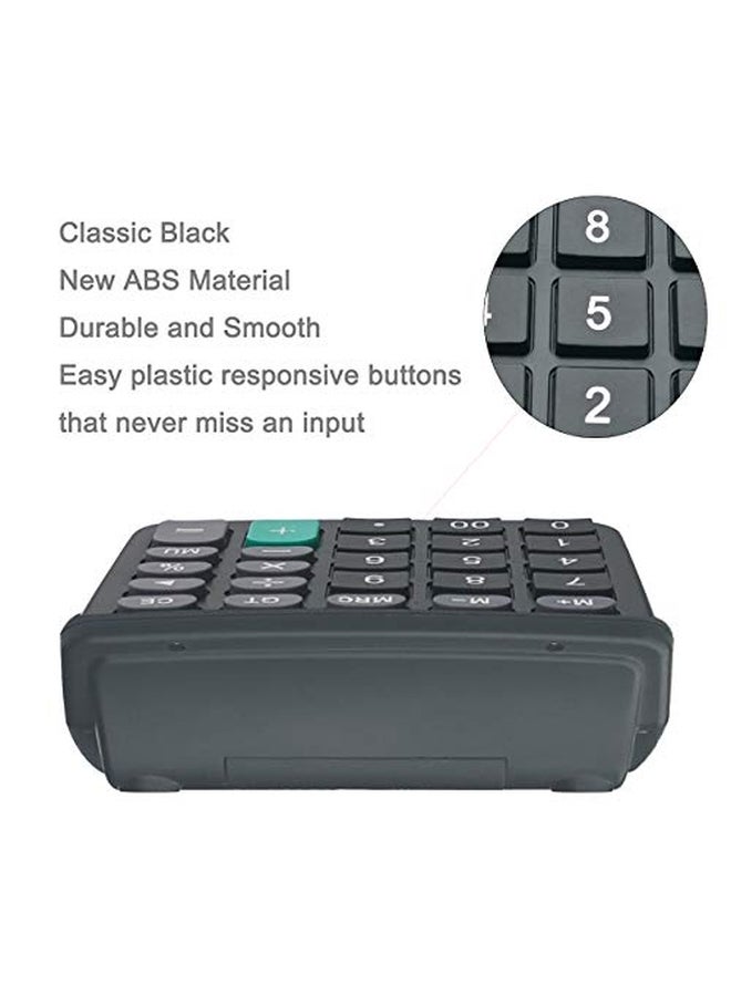 BESTWYA 3-Piece 12-Digit Dual Power Calculator Set Black/Blue/Yellow - Image 3