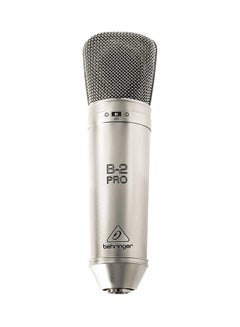بيهرينغر ميكروفونات بمكثف للصوت وغشاء مزدوج B-2 Pro فضي  - Image 1