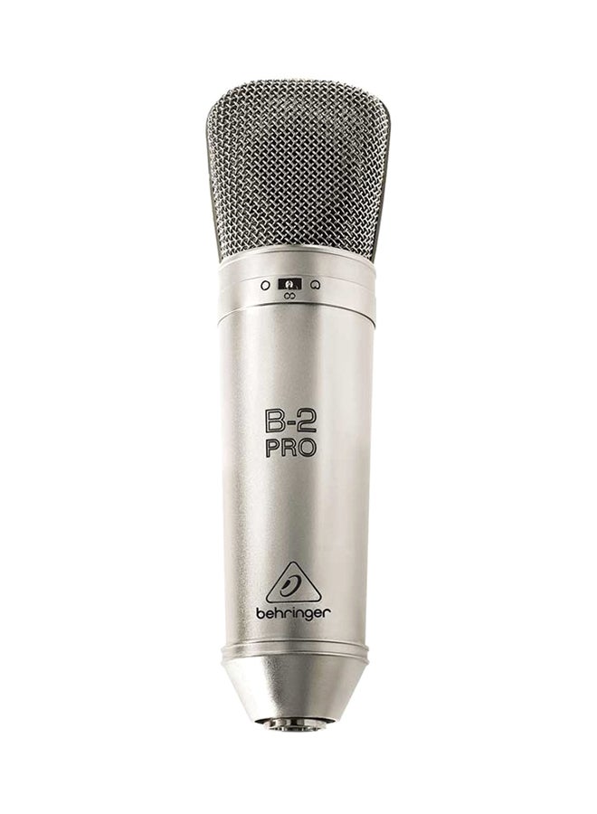 behringer Dual-Diaphragm Condenser Microphones B-2 Pro Silver - Image 1