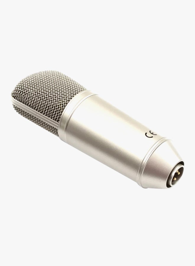 بيهرينغر ميكروفونات بمكثف للصوت كبيرة الغشاء B-1 فضي - Image 2