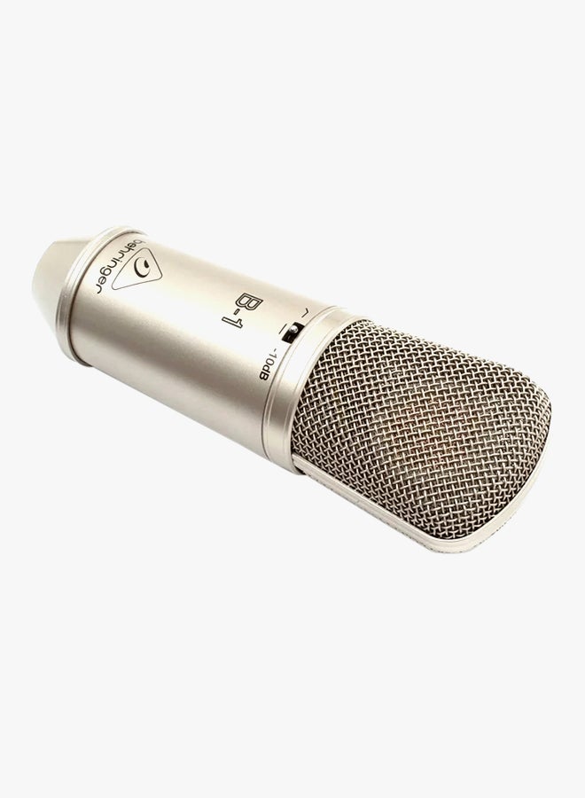 بيهرينغر ميكروفونات بمكثف للصوت كبيرة الغشاء B-1 فضي - Image 3