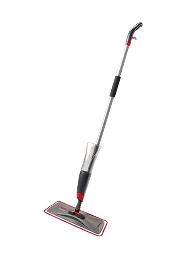 Microfiber Spray Cleaning Mop Grey/Red  - Image 1