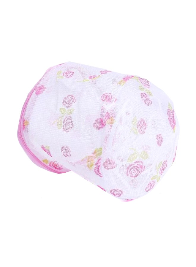 Lingerie And Socks Washing Bag White/Pink
