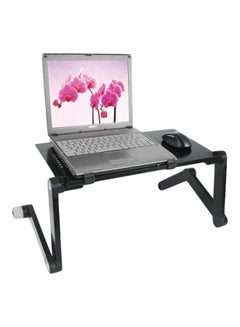 Generic Laptop Stand With USB Cooling Fan Black  - Image 2