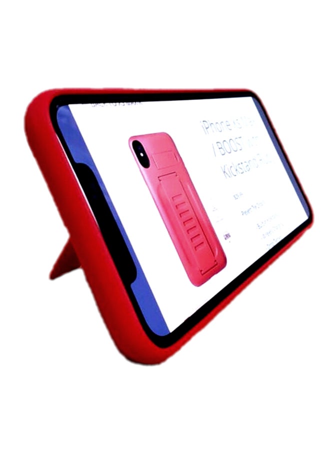 جريب 2 يو غطاء حماية واقٍ لهاتف أبل آيفون XS أحمر - Image 3