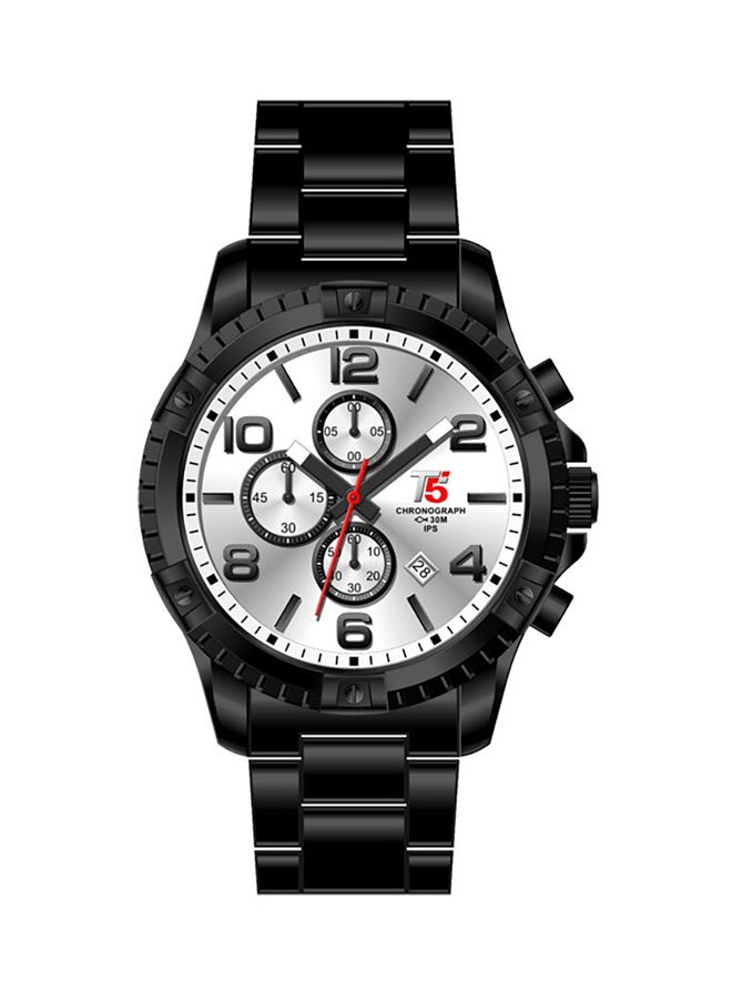 T5 Men's Stainless Steel Chronograph Wrist Watch H3394G 