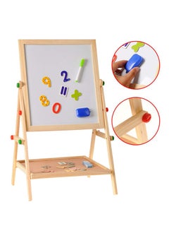 Generic Two In One Easel Learning Wooden Board Multicolour  - Image 2