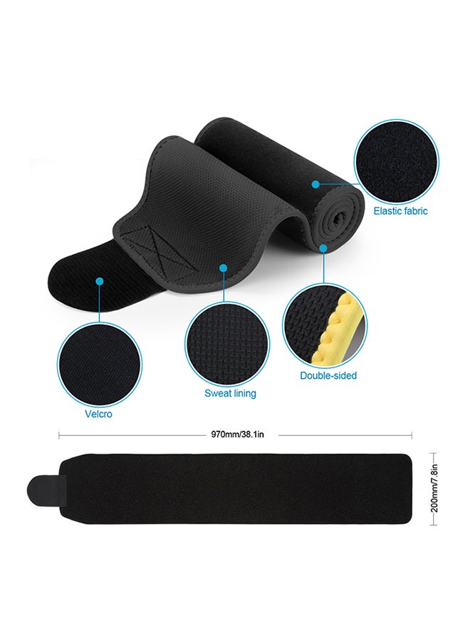 Sharpdo Double Sided Sweat Lining Waist Trimmer Belt - Image 3