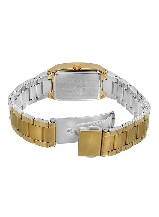 CASIO Women's Enticer Water Resistant Analog Watch LTP-1165N-9CRDF-R - 33 mm - Gold - Image 2