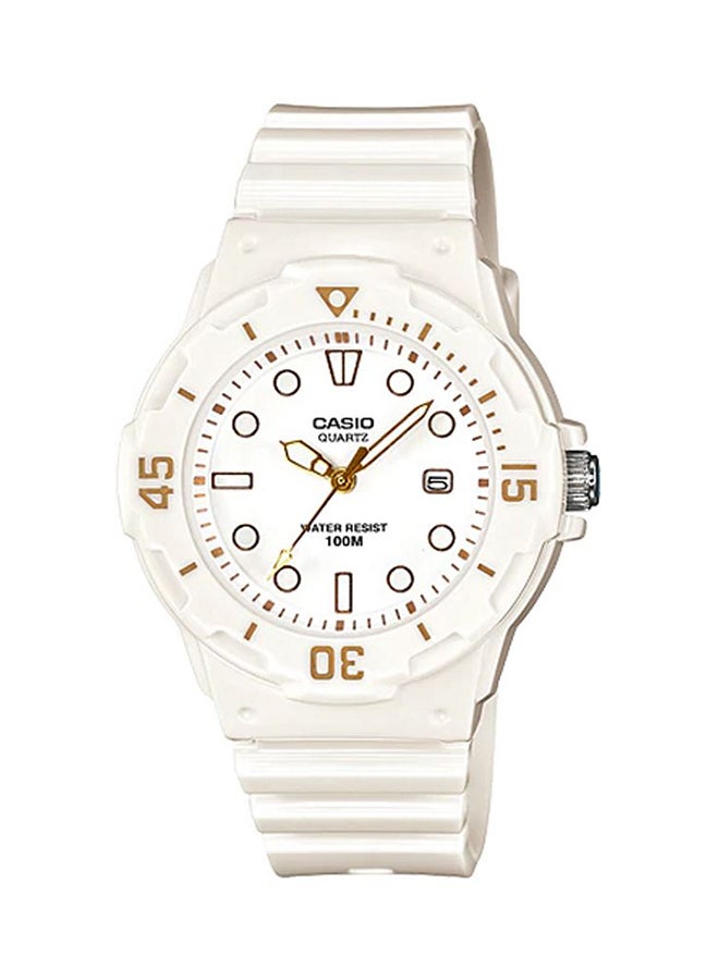 كاسيو ساعة يد شبابية بعقارب مقاومة للماء طراز LRW-200H-7E2V - مقاس 34 مم - لون أبيض للنساء - Image 1