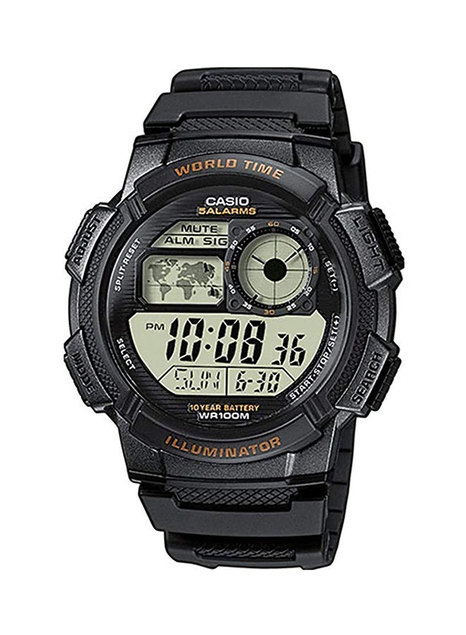 Men's Youth Digital Analog Watch AE-1000W-1AV - 48 mm - Black - v1552389947/N21771046A_1