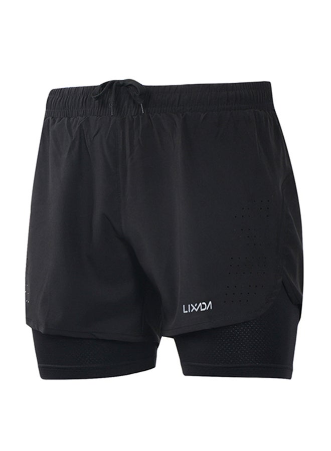 LIXADA - 2-In-1  Breathable Jogging Cycling Shorts With Longer Liner - Image 1