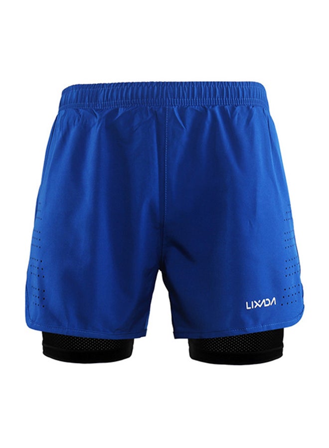LIXADA 2-In-1  Breathable Jogging Cycling Shorts With Longer Liner - Image 1