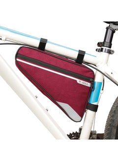 B-SOUL Mtb Front Tube Triangle Bag Road Bike Reflective Waterproof Pouch Pannier For Bicycle Cycling  - Image 2