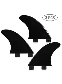 LIXADA 3-Piece Fiberglass Nylon Surf Fins Set  - Image 3