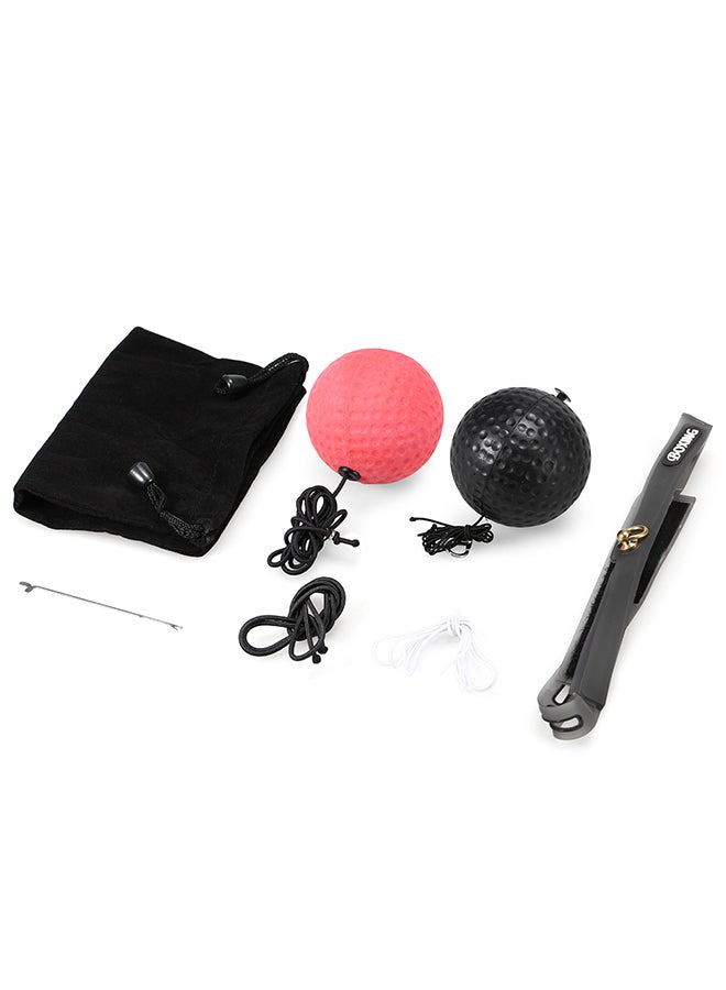 Generic Boxing Reflex Ball 2 Level Pouching Ball With Sweat Band  - Image 3