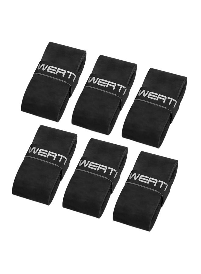 Generic 6 Piece Tennis Racket Grips Anti-Skid Badminton Racquet Grips Vibration Overgrip Sweatband  - Image 1