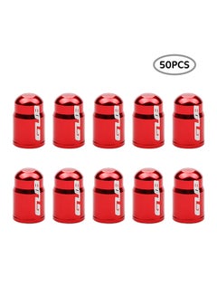 GUB 50 Piece Bike Schrader Air Valve Caps Bicycle Wheel American Tire Valve Cap Dust Cover Protector  - Image 1