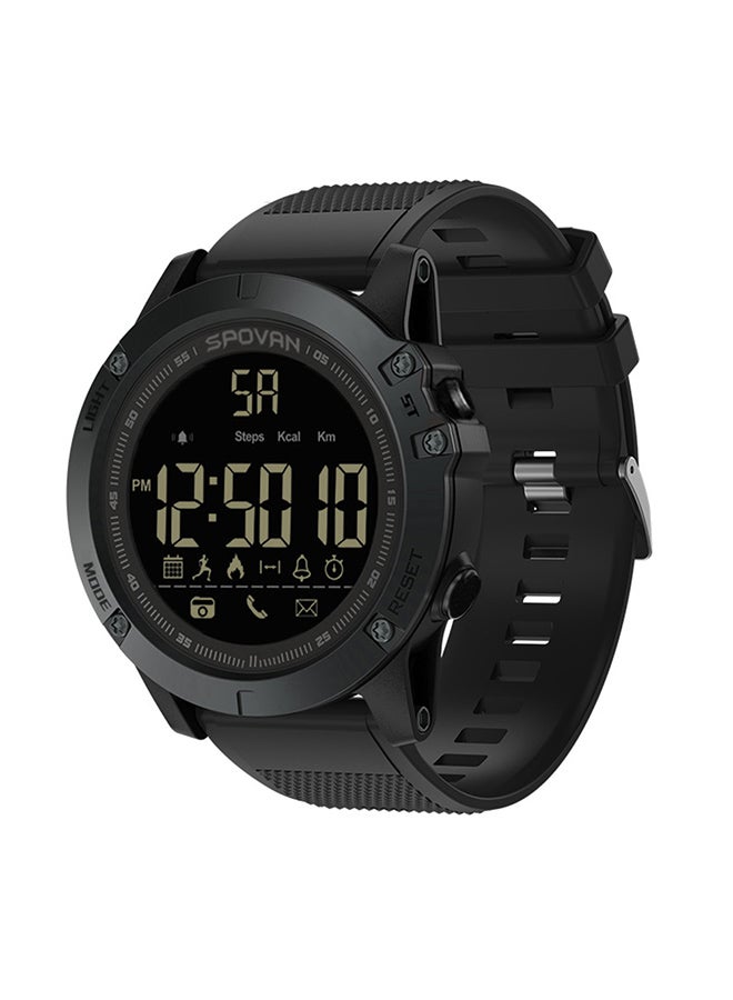 Spovan Outdoor Digital Smart Sport Watch With Pedometer Wrist Watch Black - Image 2