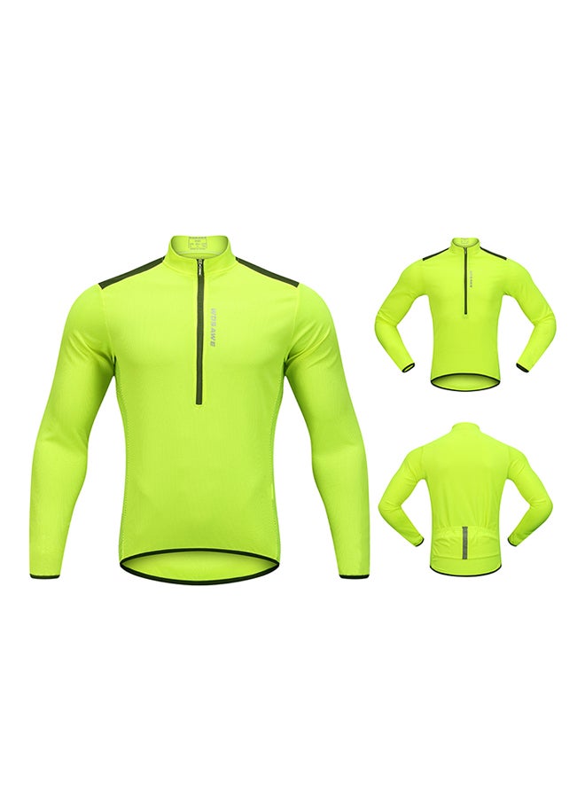 WOSAWE - Half-Zip Bike Riding Long Sleeve Shirt - Image 1